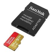 64GB Micro SD Card with Adapter (100 MB/s)