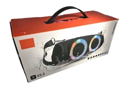 CHARCE6 Portable Outdoor Speaker Boombox V5.2 Wireless Speaker
