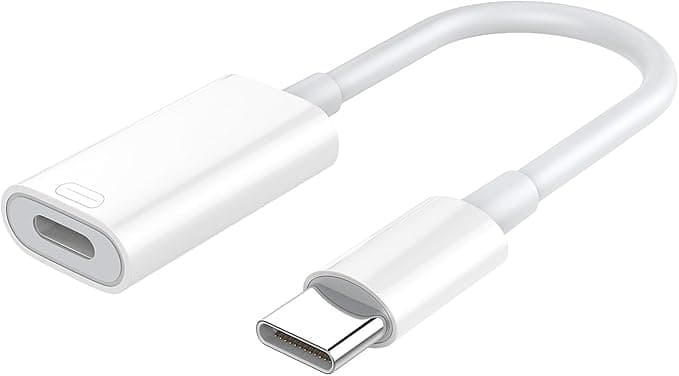 TiMOVO Lightning to USB C Adapter, USB C Male to Lightning Female Adapter for iPhone 16/15 Pro/Pro Max/Plus, ONLY for Fast Charging & Data Transfer, Not for Audio & Headphone & OTG