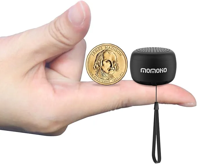 Mini Bluetooth Speaker with Camera Remote Control For Smartphones, TWS Pairing Stereo Bluetooth Speaker, Portable Bluetooth Speaker Wireless